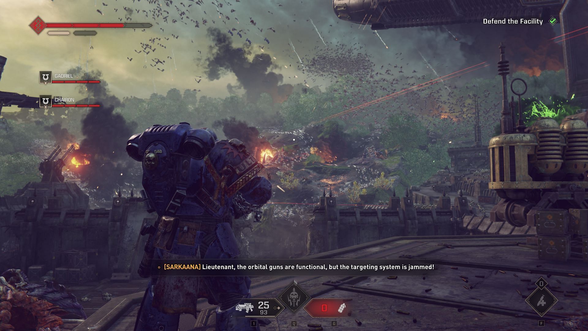 Gargoyles flying in Warhammer 40k: Space Marine 2 (Image via Focus Entertainment)