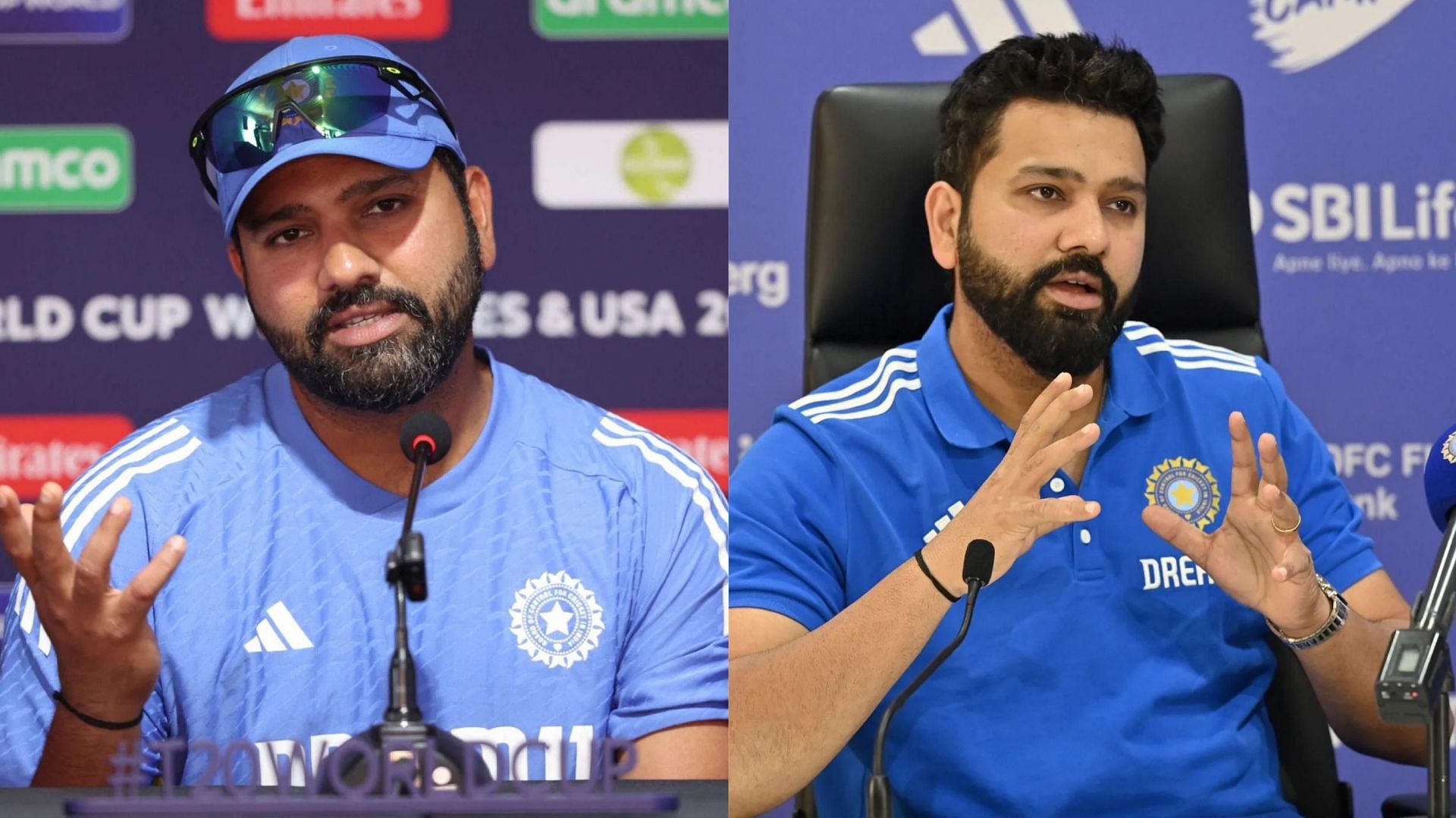 Rohit Sharma is the undisputed king of press conferences (Image: Getty)