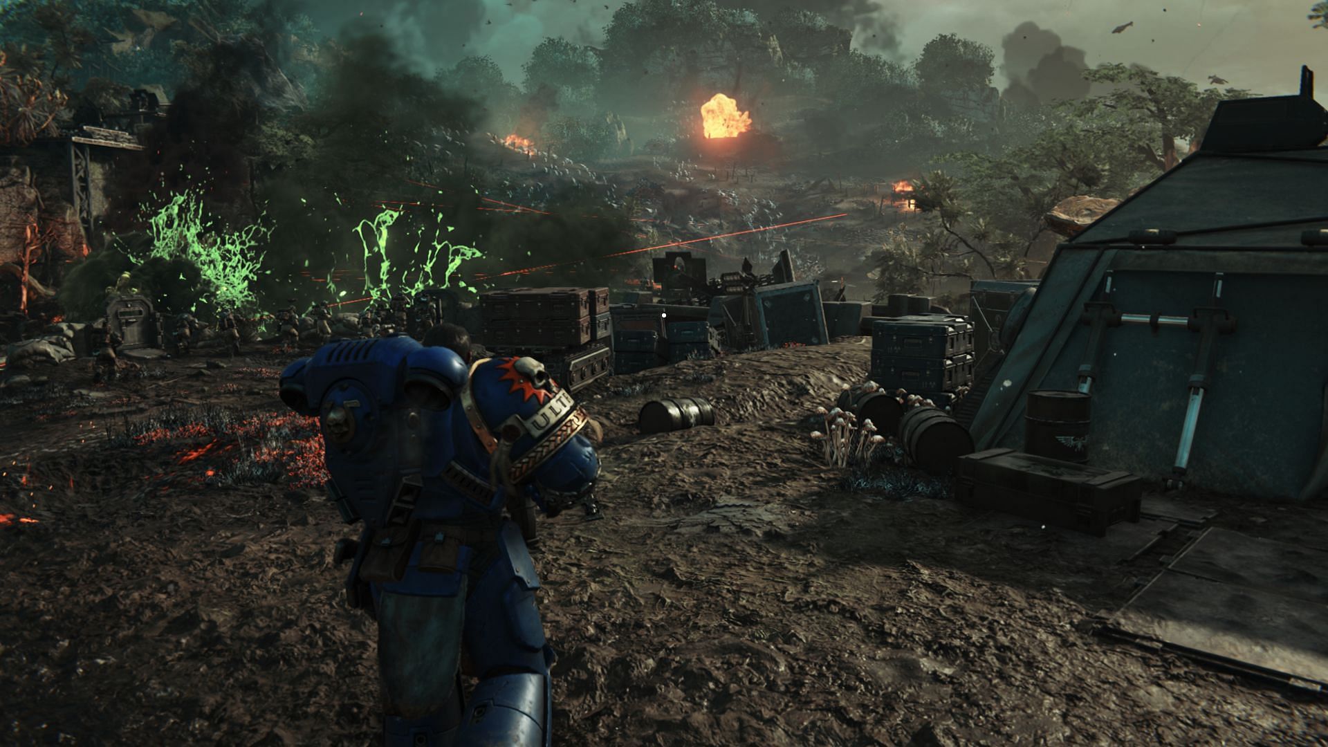 Warhammer 40k: Space Marine 2 stuck on joining server error is troubling players (Image via Focus Entertainment)