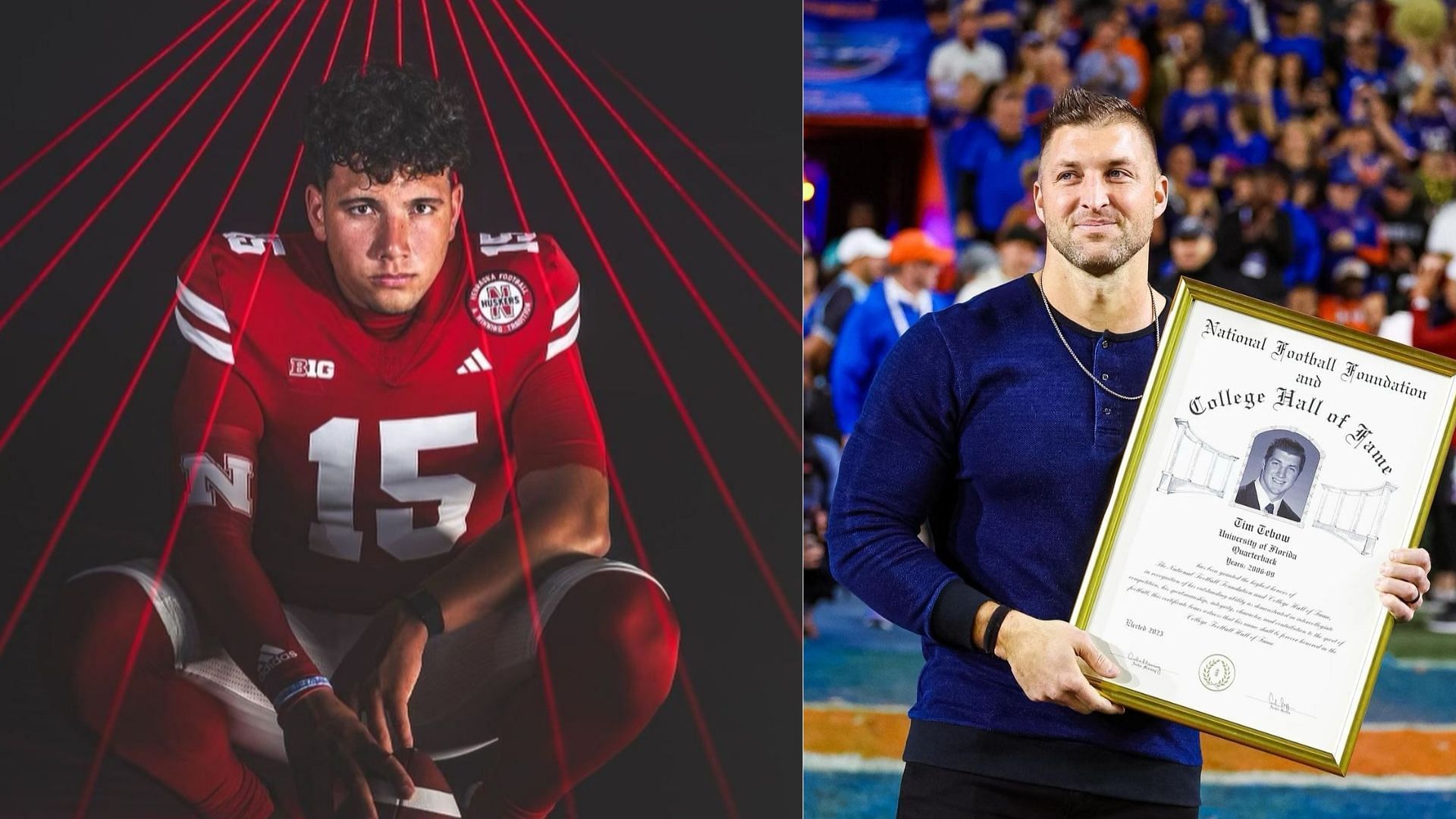 Nebraska QB Dylan Raiola reveals inspiration behind wearing No. 15 and ...