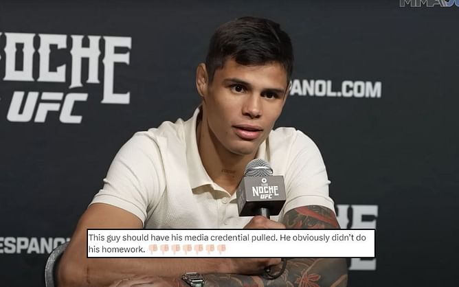 UFC vet fumes at reporter's major botch while questioning Daniel Zellhuber: "This guy should have his media credential pulled"