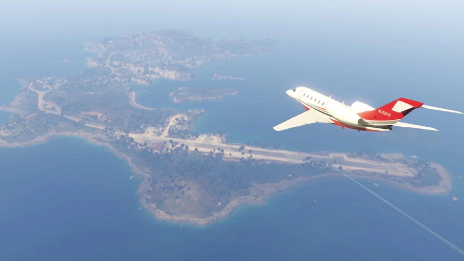 An overview of the island of Cayo Perico in Grand Theft Auto 5 Online (Image via Rockstar Games)