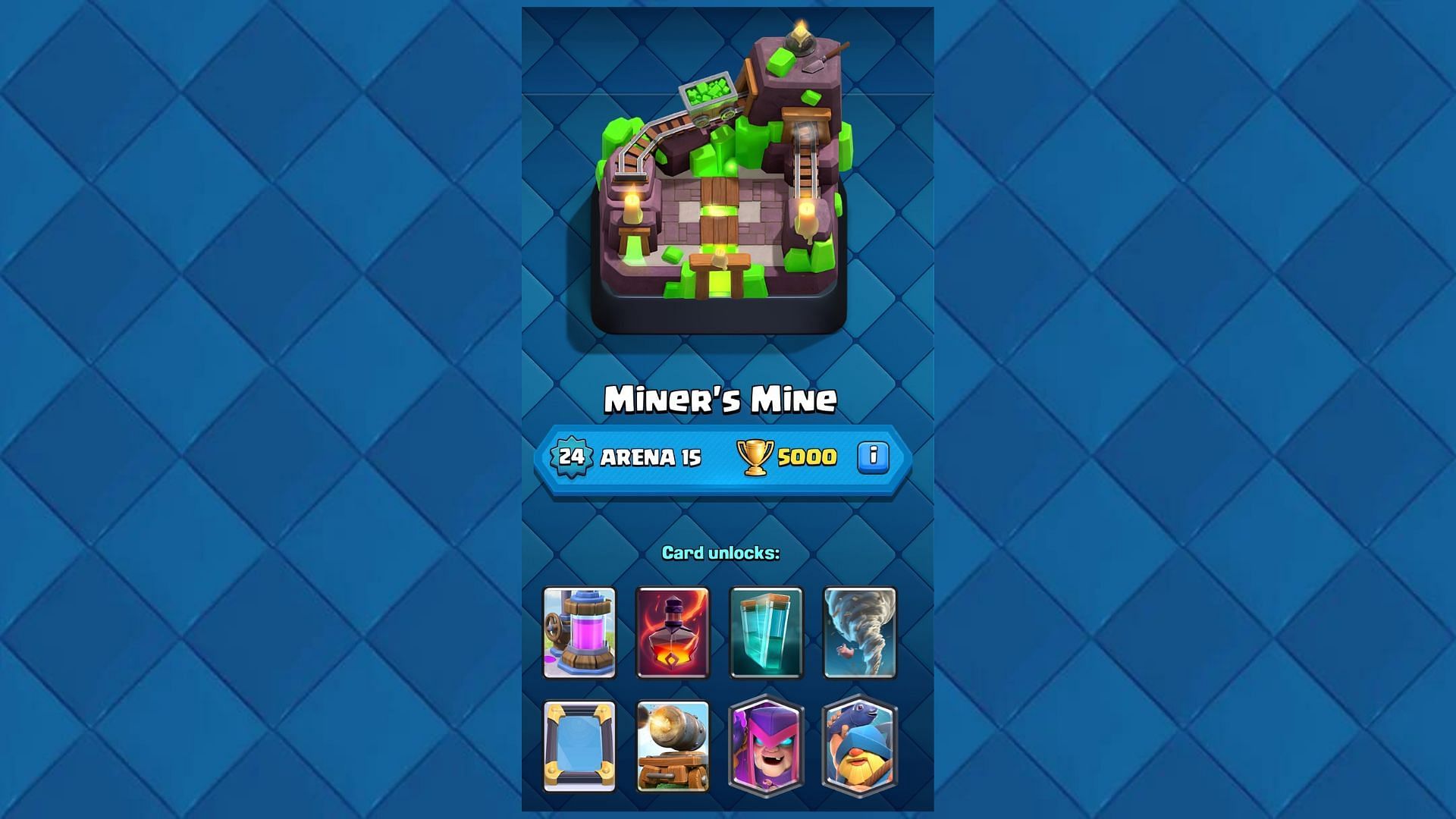 Arena 15: Miner&#039;s Mine (Image via Supercell)