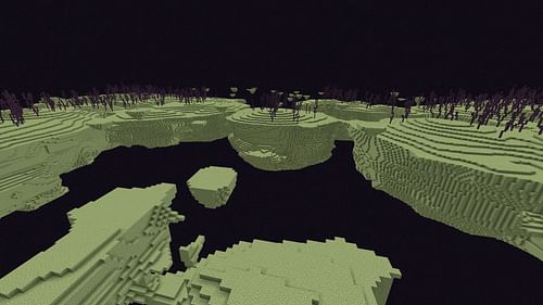 End Dimension should have more vertical terrain (Image via Mojang Studios)