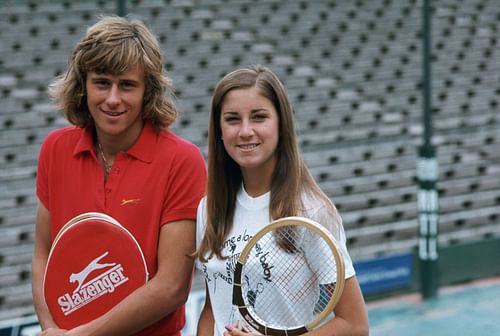 Chris Evert and Bjorn Borg (Source: Getty)