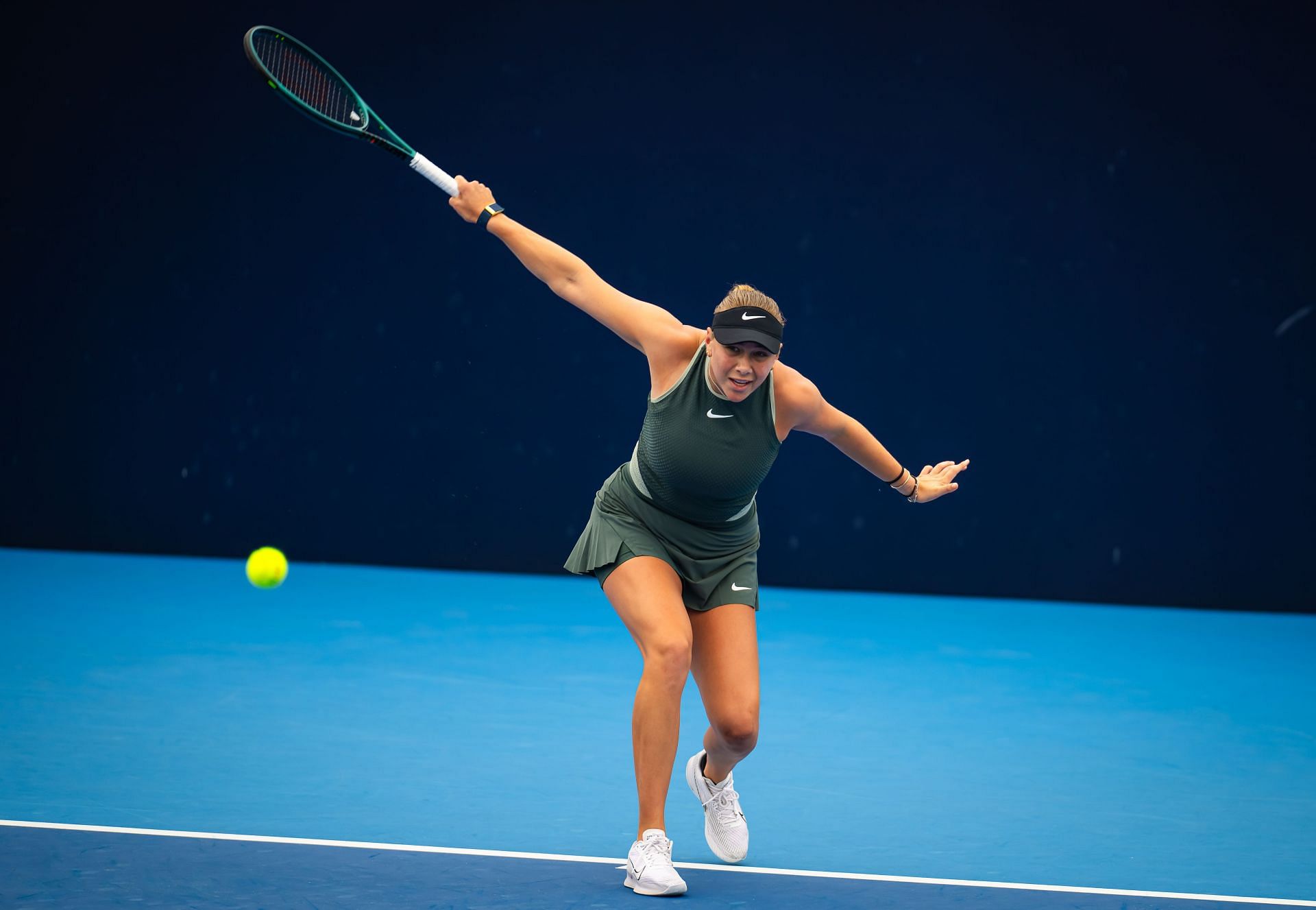 Amanda Anisimova at the China Open 2024. (Photo: Getty)