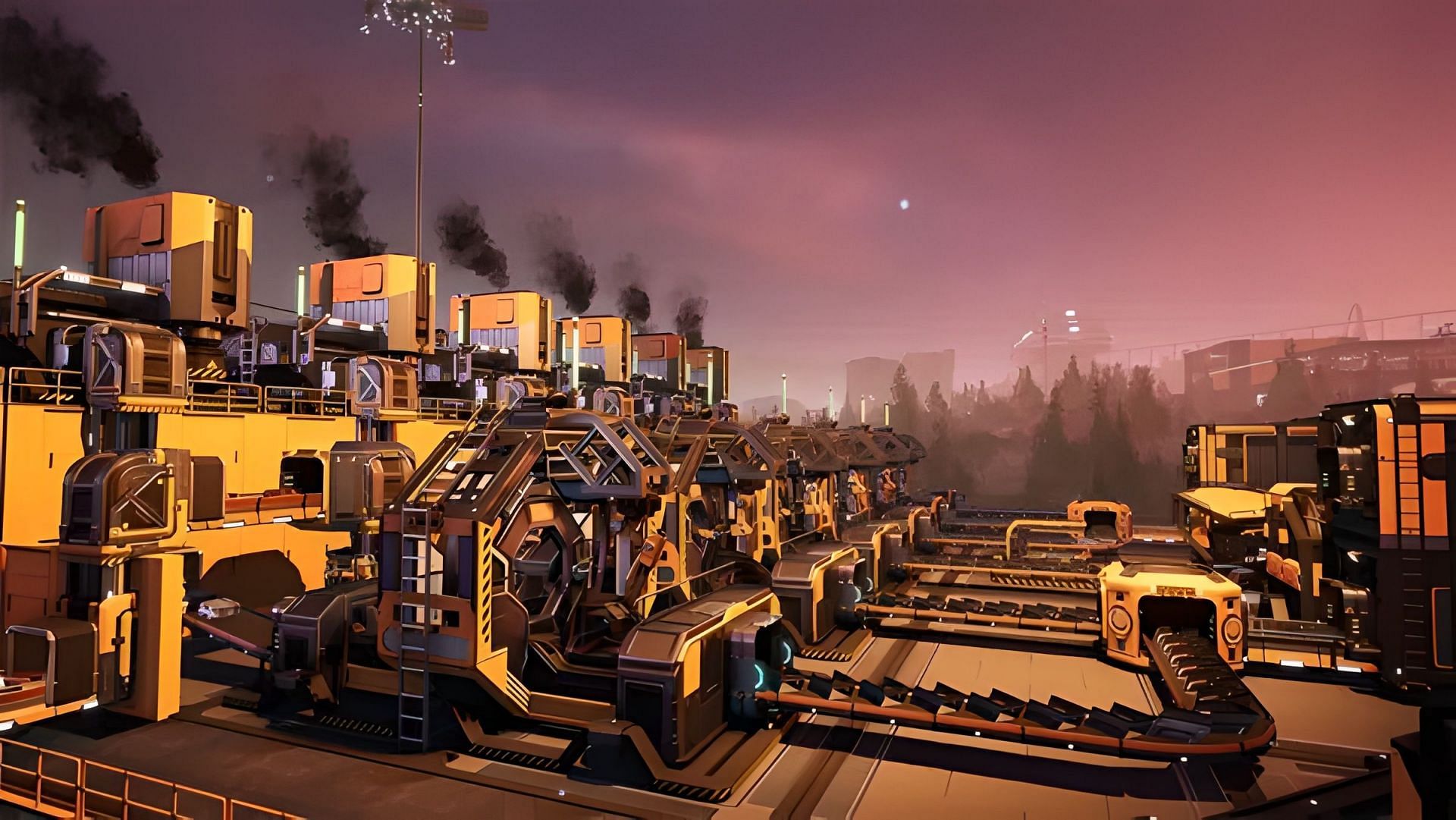 How to make trains in Satisfactory? (Image via Coffee Stain Studios)