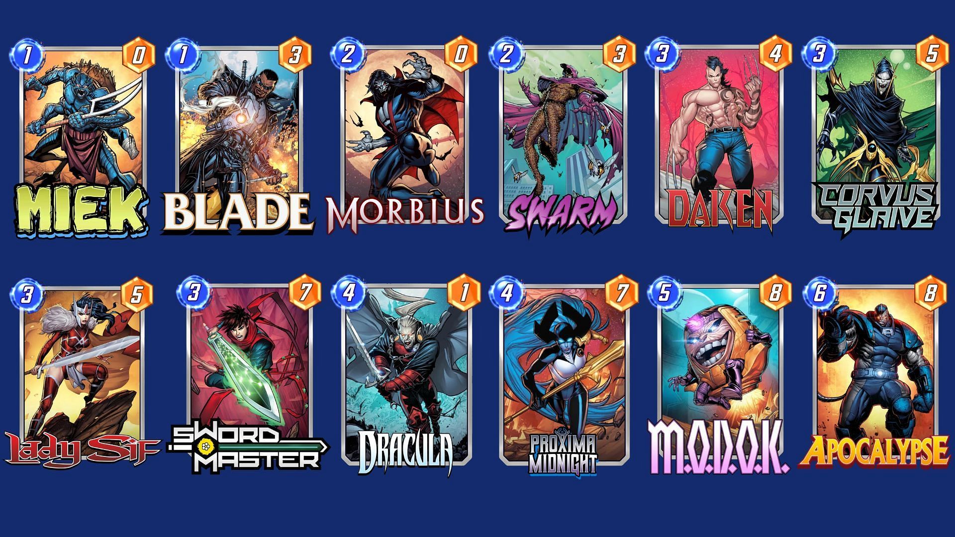 The Midnight&#039;s Reckoning deck is a very effective Marvel Snap Proxima Midnight deck you can try (Image via Nuverse)