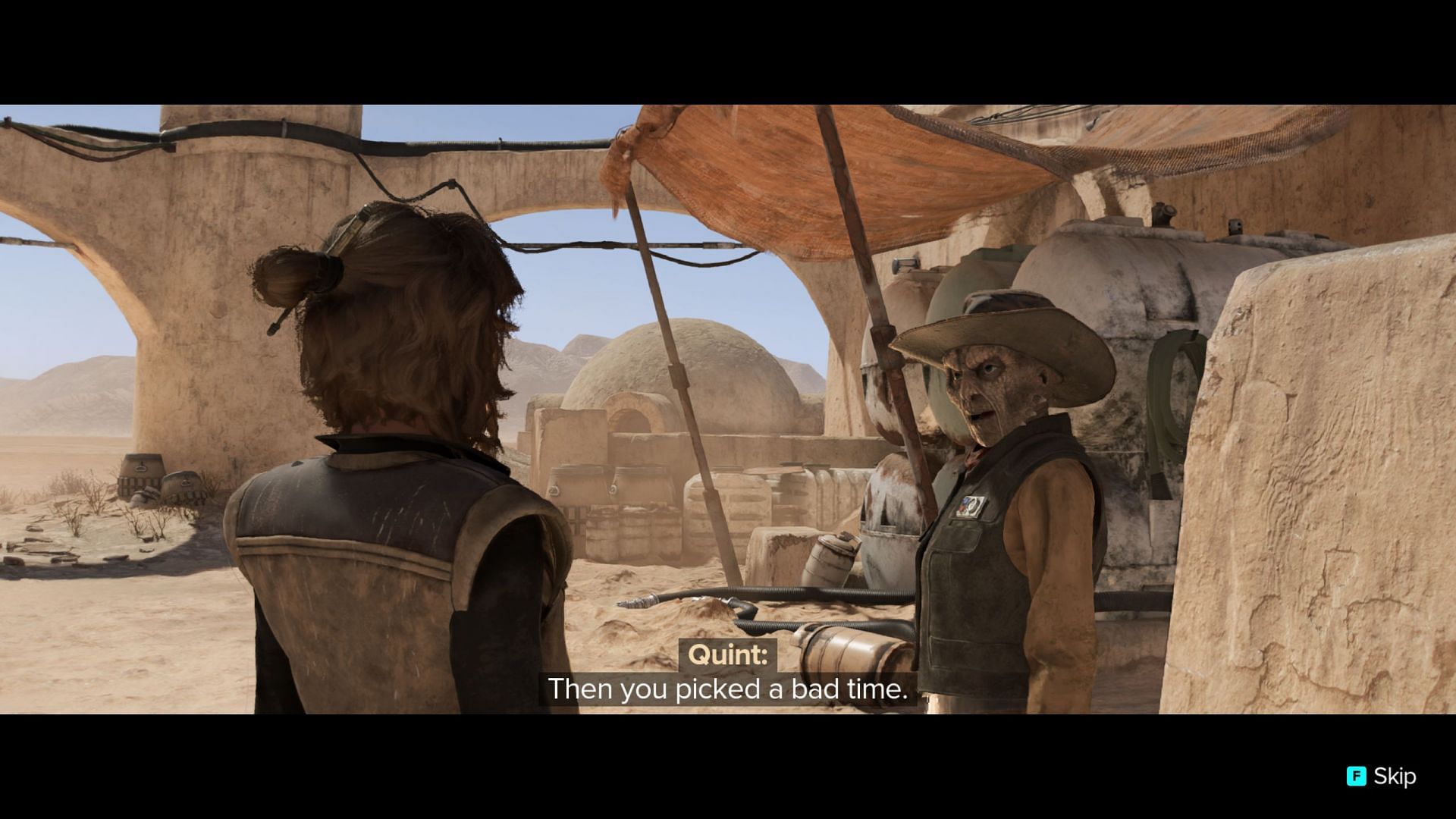 Sheriff Quint in Star Wars Outlaws