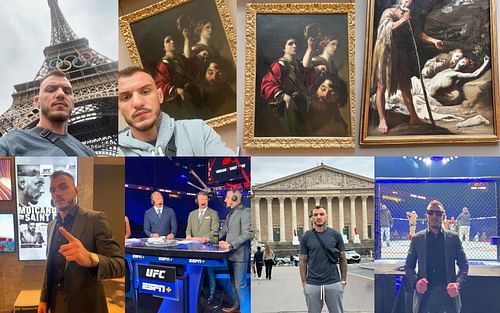 Renato Moicano shares pictures from his visit to France for UFC Paris. [Images courtesy: @renato_moicano_ufc on Instagram]