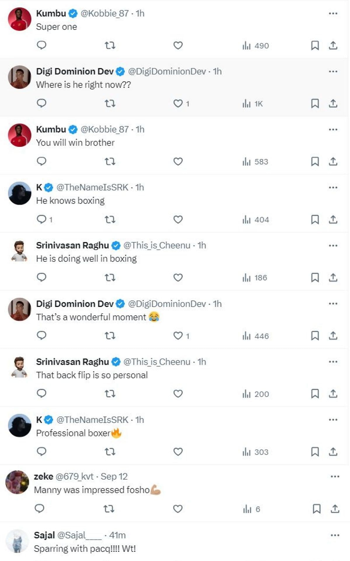 More comments on the video. [Image courtesy: @iShowSpeedHQ on X]