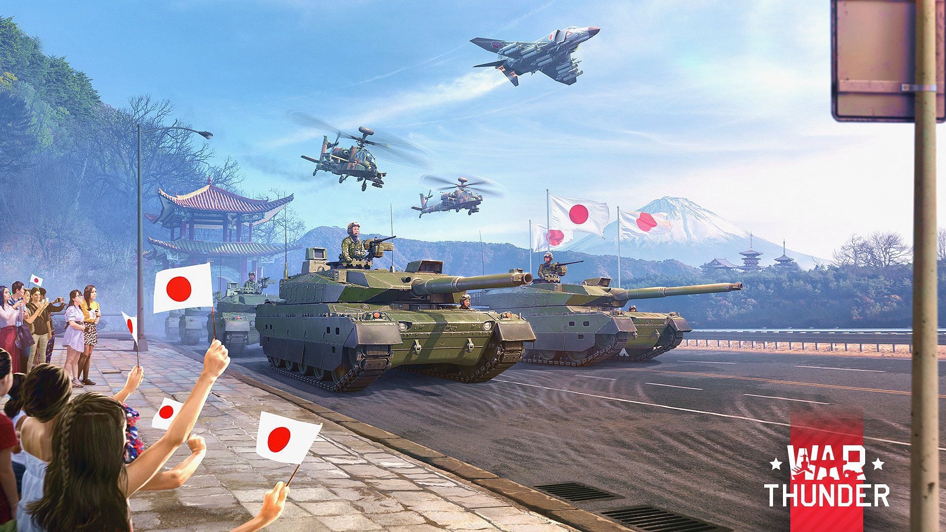 Japan has one of the smaller tech trees in War Thunder (Image via Gaijin Entertainment)