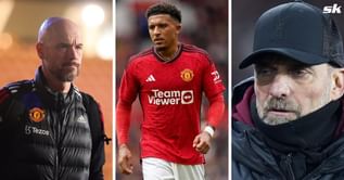 "Manager has to be the one behind the player" - Klopp believes Manchester United boss Ten Hag should've supported Jadon Sancho more