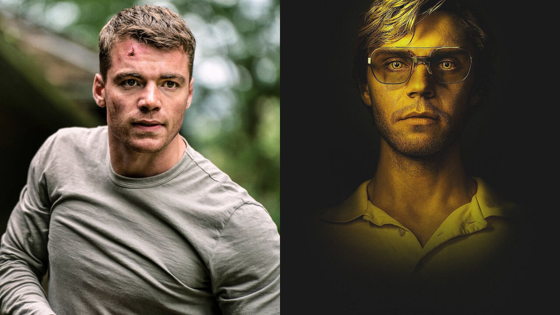 Still from The Night Agent and Dahmer (Images via Netflix)