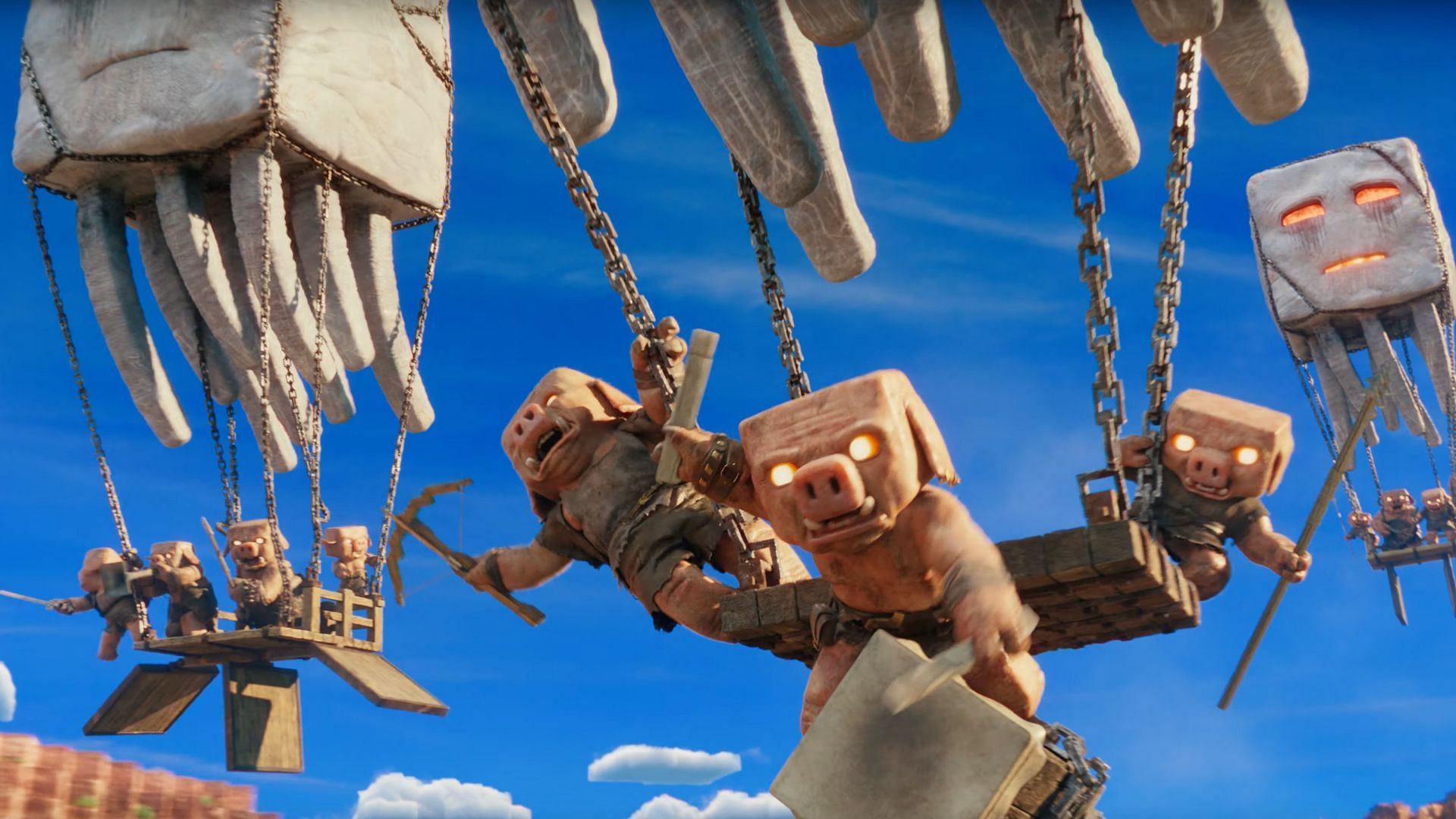 The piglins are inspired by Minecraft Legends (Image via Warner Bros. Pictures)