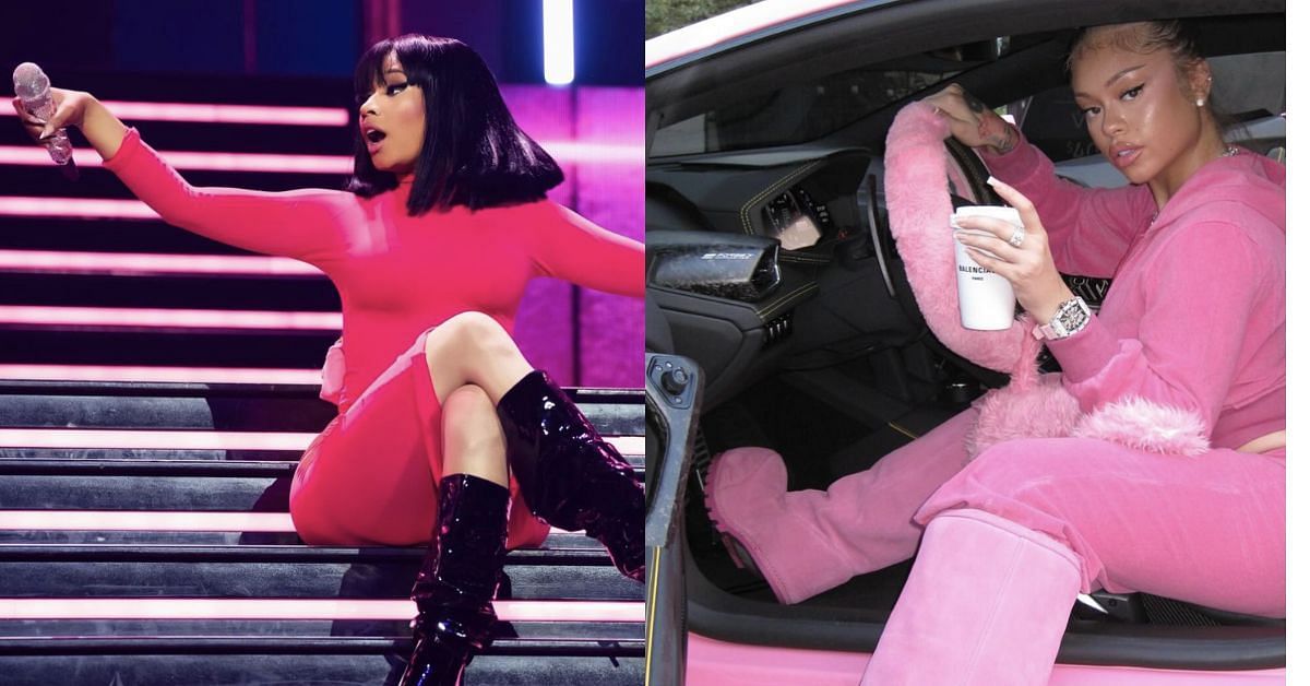 Nicki Minaj - left, Latto - right (Images via Instagram/@nickiminaj, @latto)