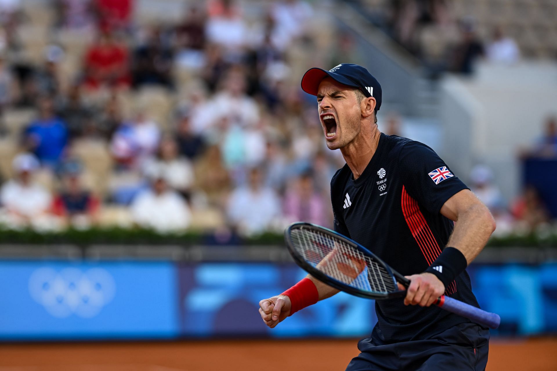 Andy Murray on the second day of the 2024 Paris Olympics (Image via: Getty Images)