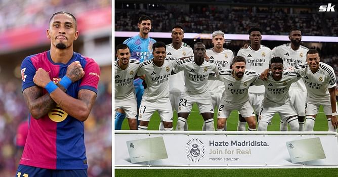 “Football is not theory, football is played on the pitch” - Barcelona ace Raphinha aims subtle dig at Real Madrid for slow start to La Liga season