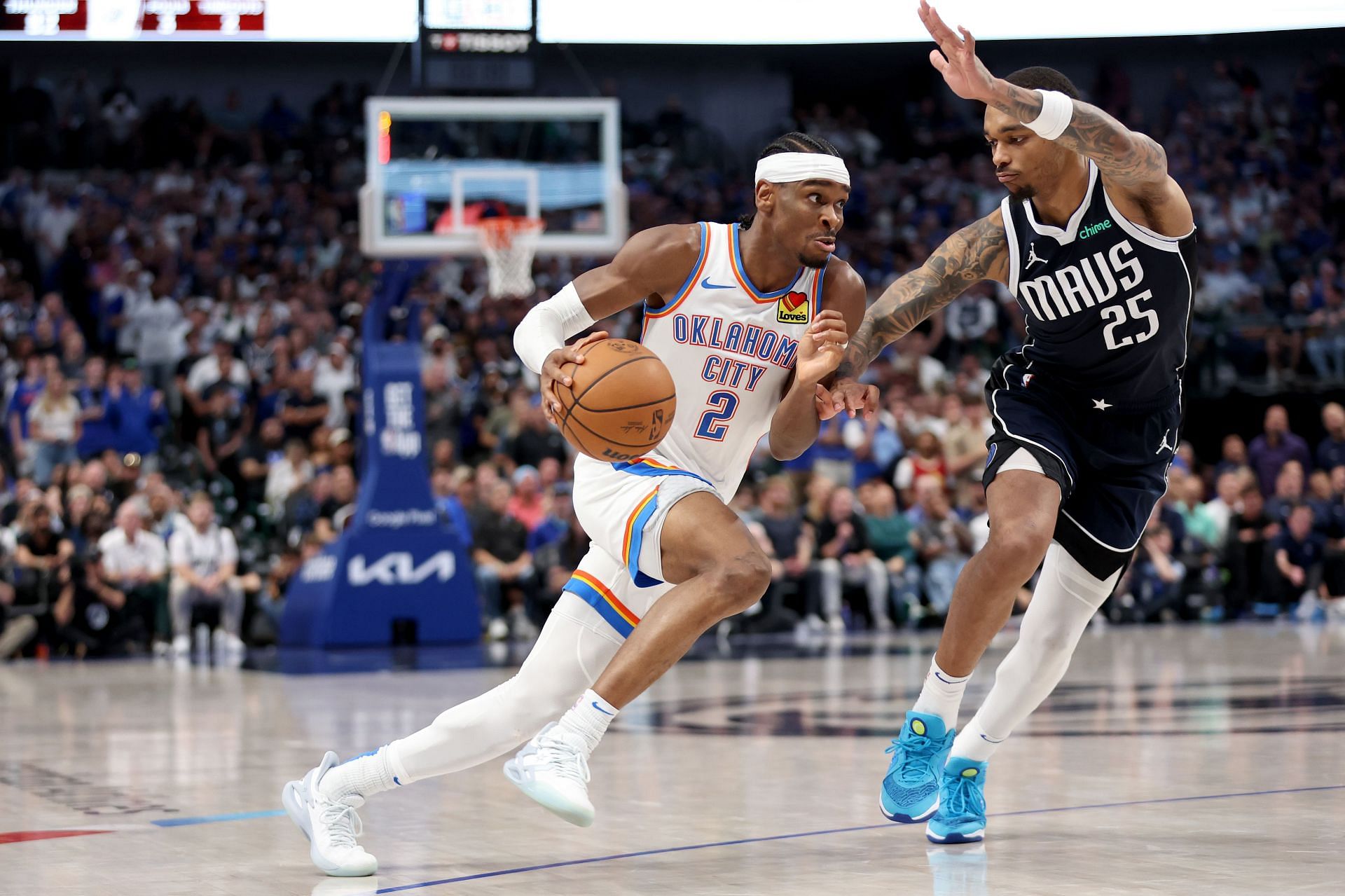 Oklahoma City Thunder v Dallas Mavericks - Game Four (Image via Getty)