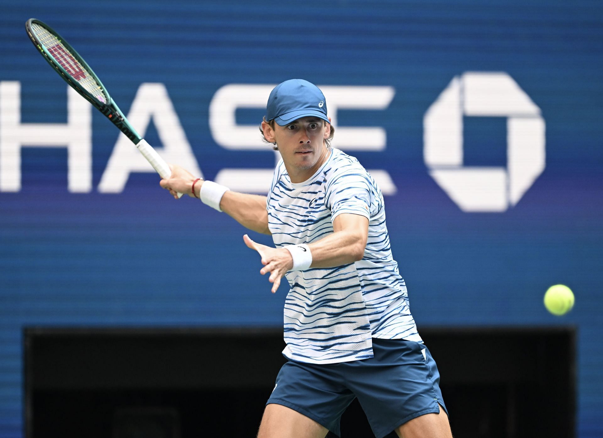 Alex de Minaur at the US Open 2024. (Image: Getty)