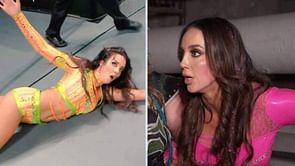 Chelsea Green reacts to being knocked out by newly signed WWE star