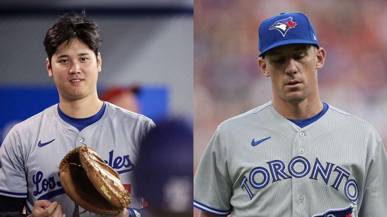 Shohei Ohtani (L) and Chris Bassitt (R) (Images from - Getty)