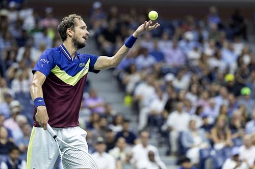 Medvedev at the US Open Tennis Championship - Source: Getty