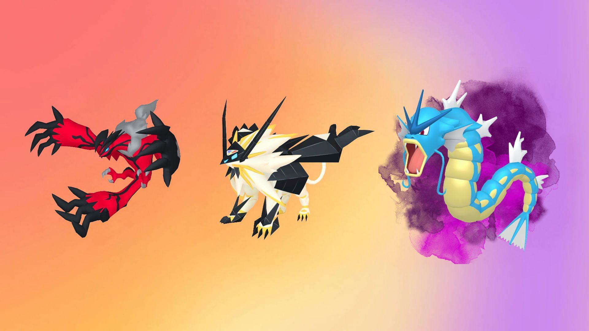 Yveltal, Dusk Mane Necrozma, and Shadow Gyarados (Image via TPC)