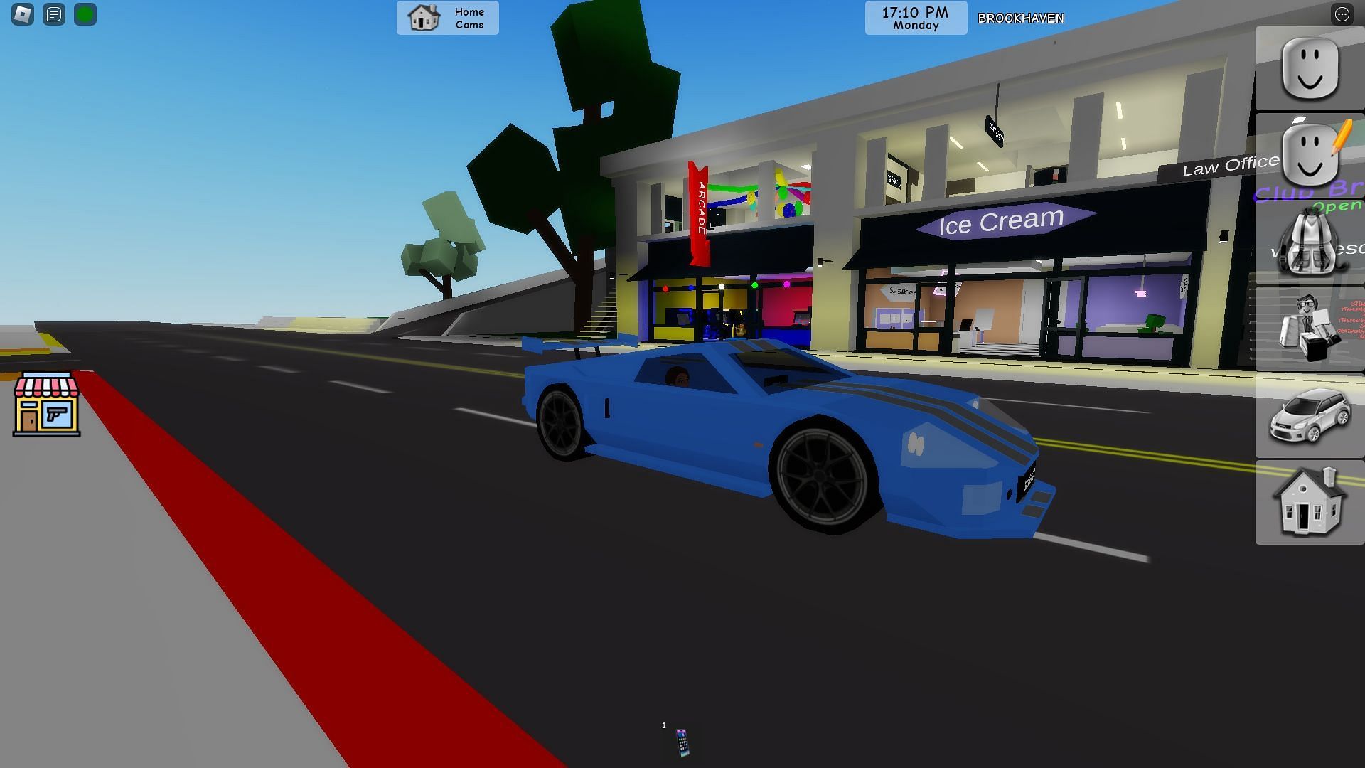 Gameplay screenshot from Racehaven RP (Image via Roblox)