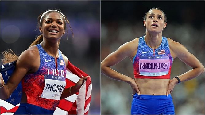 Gabby Thomas explains why she wouldn't have raced Sydney McLaughlin-Levrone at Brussels Diamond League