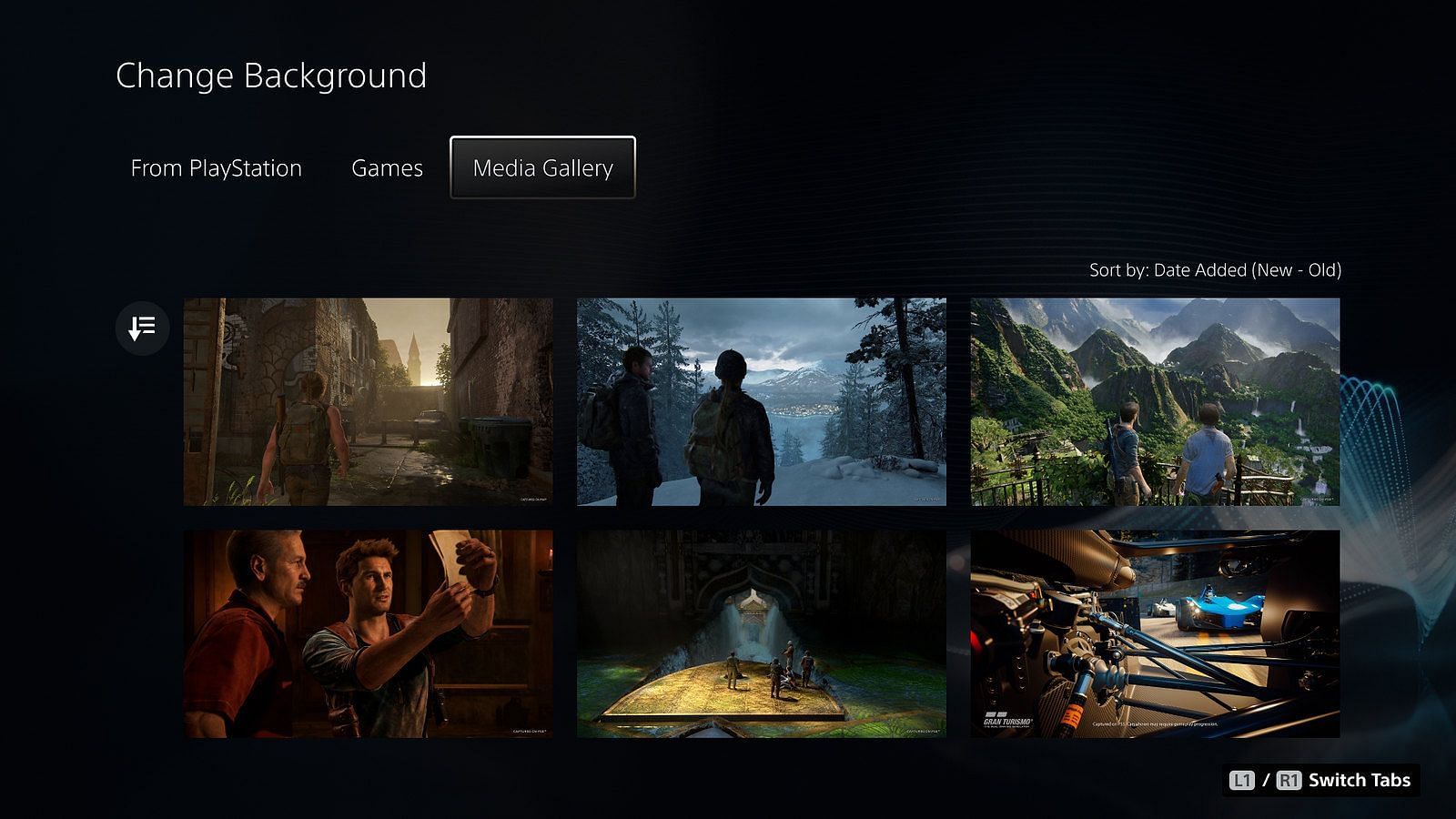 The new &quot;Welcome hub&quot; feature (Image via Sony)