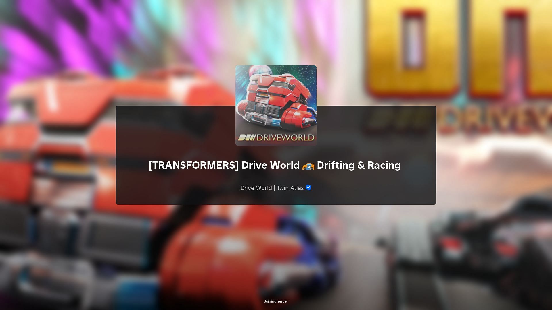 Roblox Drive World