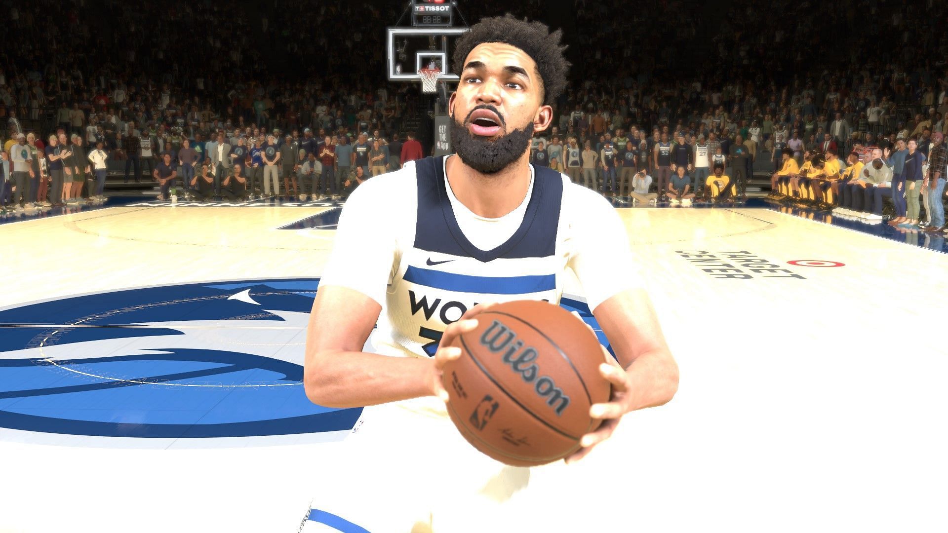 Towns looks to take a shot (Image via 2K Games)