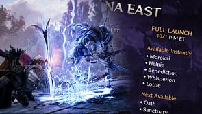 All Throne and Liberty servers available at launch, and server transfer details