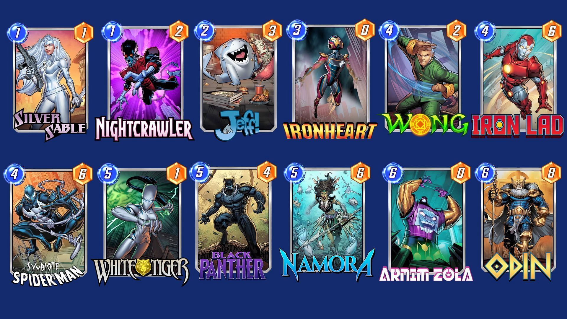 Namora Ramp is the best ramp-oriented Marvel Snap Namora deck (Image via Nuverse)