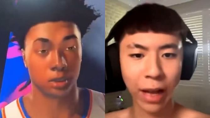 Kai Cenat's friend Ray expresses frustration with his NBA 2K25 face scan, compares it to OG Anunoby