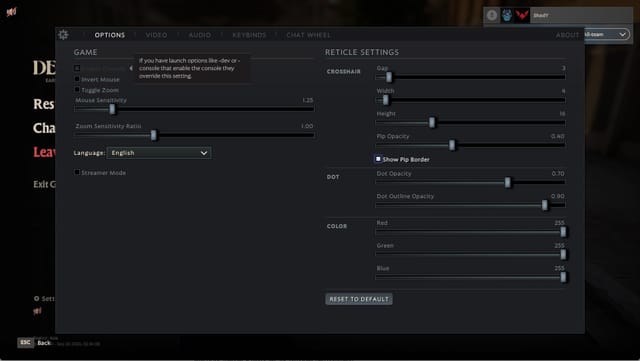 Best Deadlock console commands you need to know