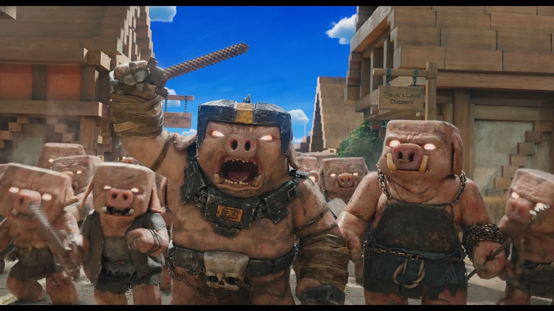 Minecraft movie could have been more true to the original game (Image via YouTube/Warner Bros)