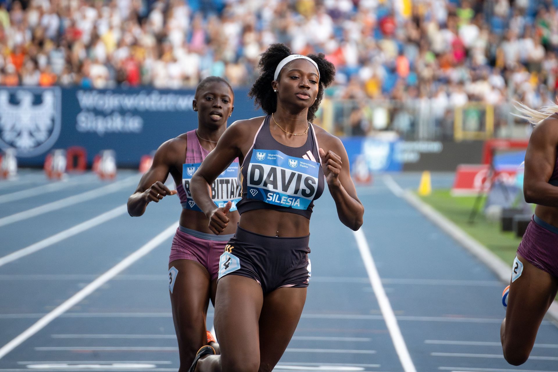 USA&#039;s Tamari Davis displayed a brilliant show at Gala dei Castelli 2024. (Photo by Marcin Golba/NurPhoto via Getty Images)