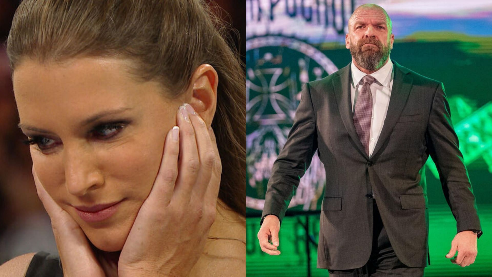 Stephanie McMahon and Triple H are still married in real life (Images credit: WWE.com)