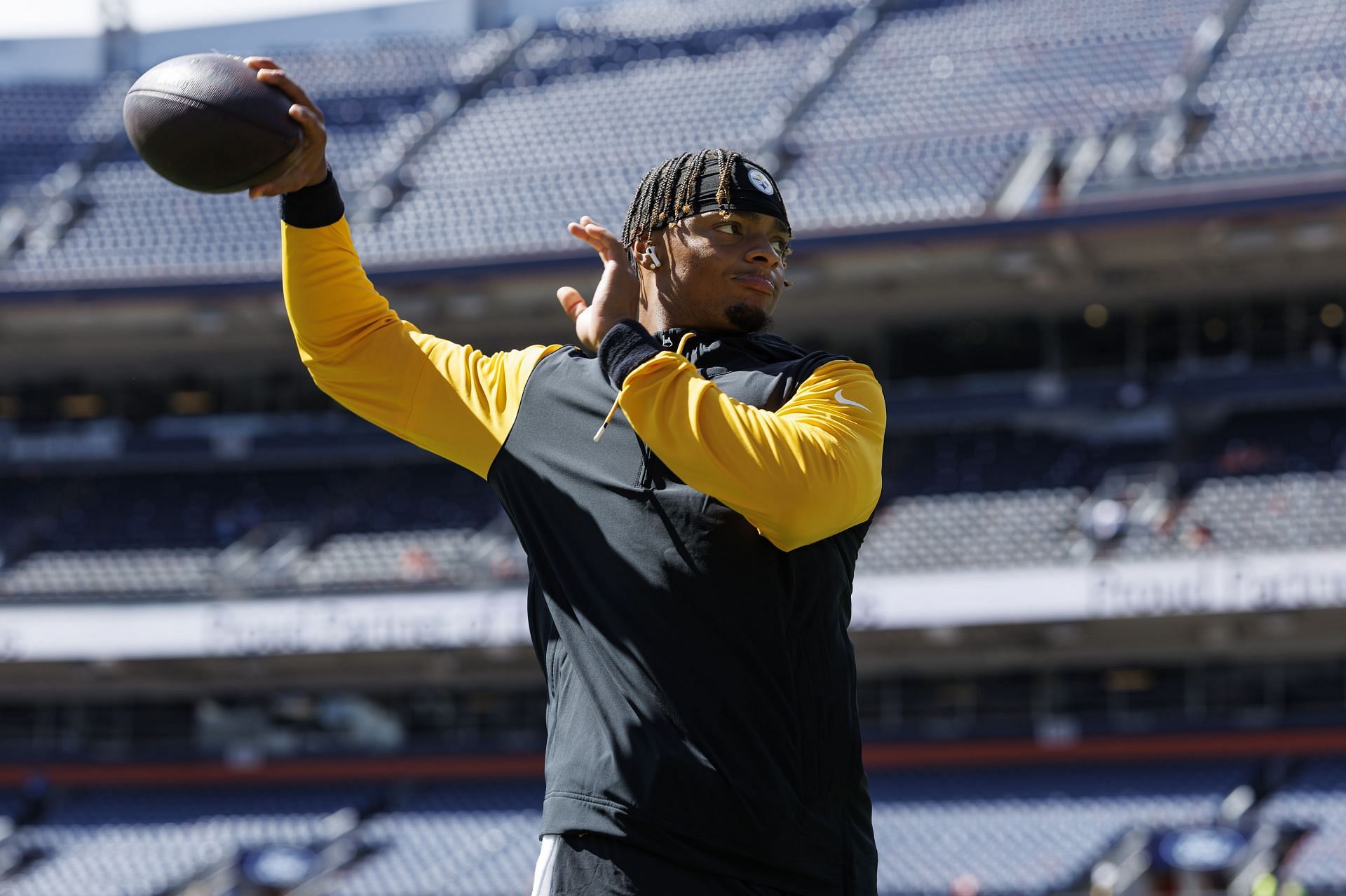 Justin Fields during Pittsburgh Steelers vs. Denver Broncos - Source: Getty