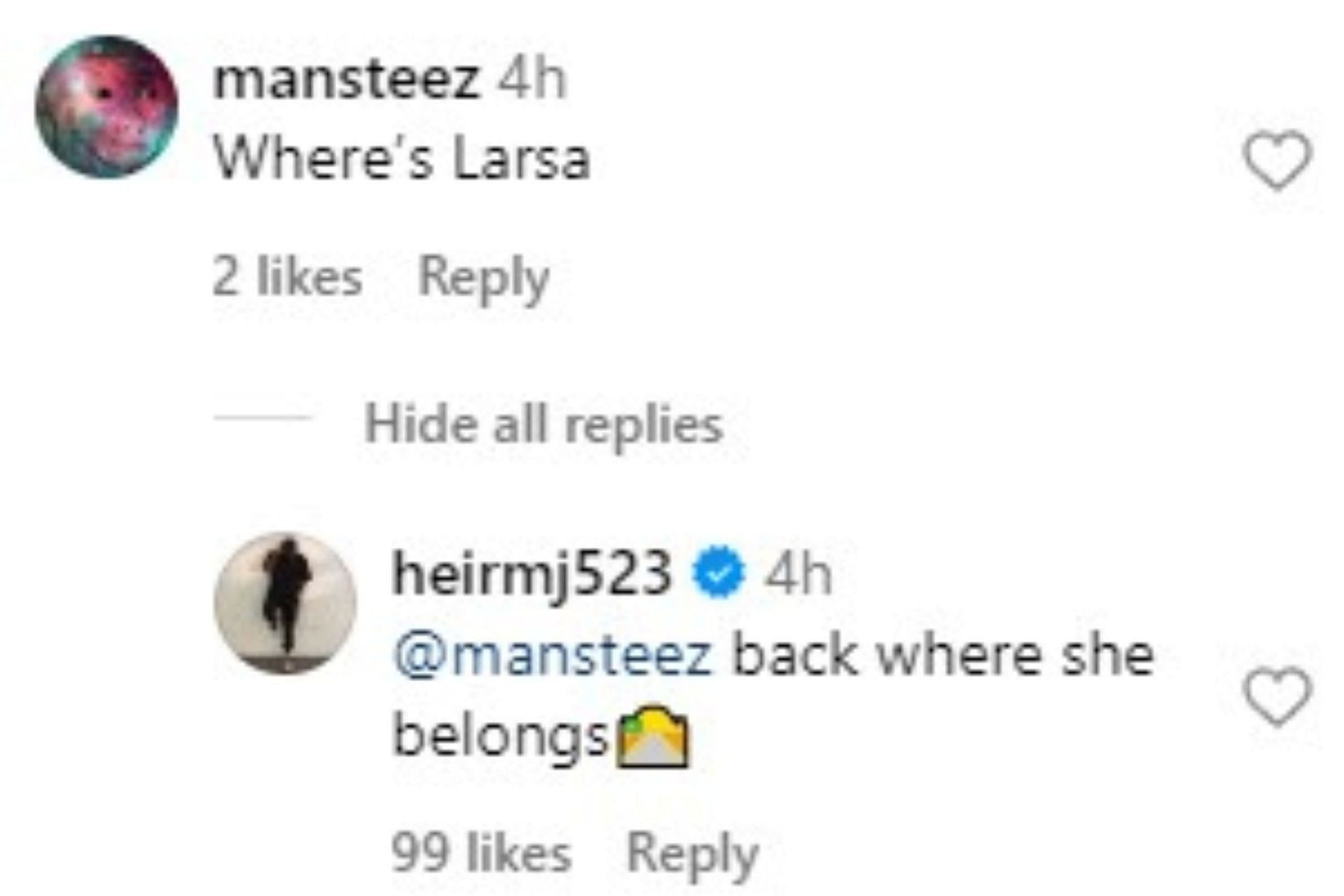 Marcus&#039; response to the fan