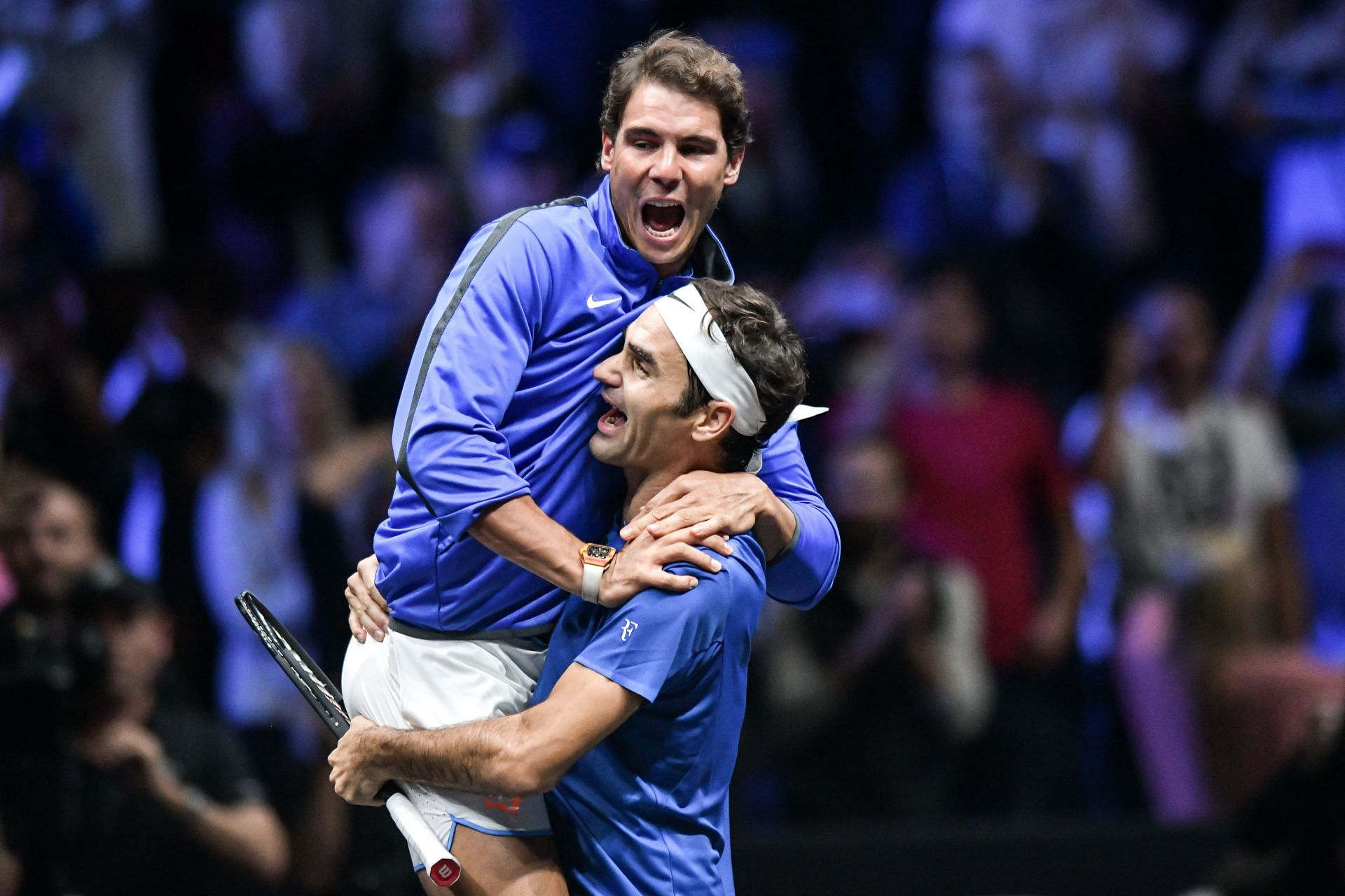 Rafael Nadal y Roger Federer (Fuente: Getty)