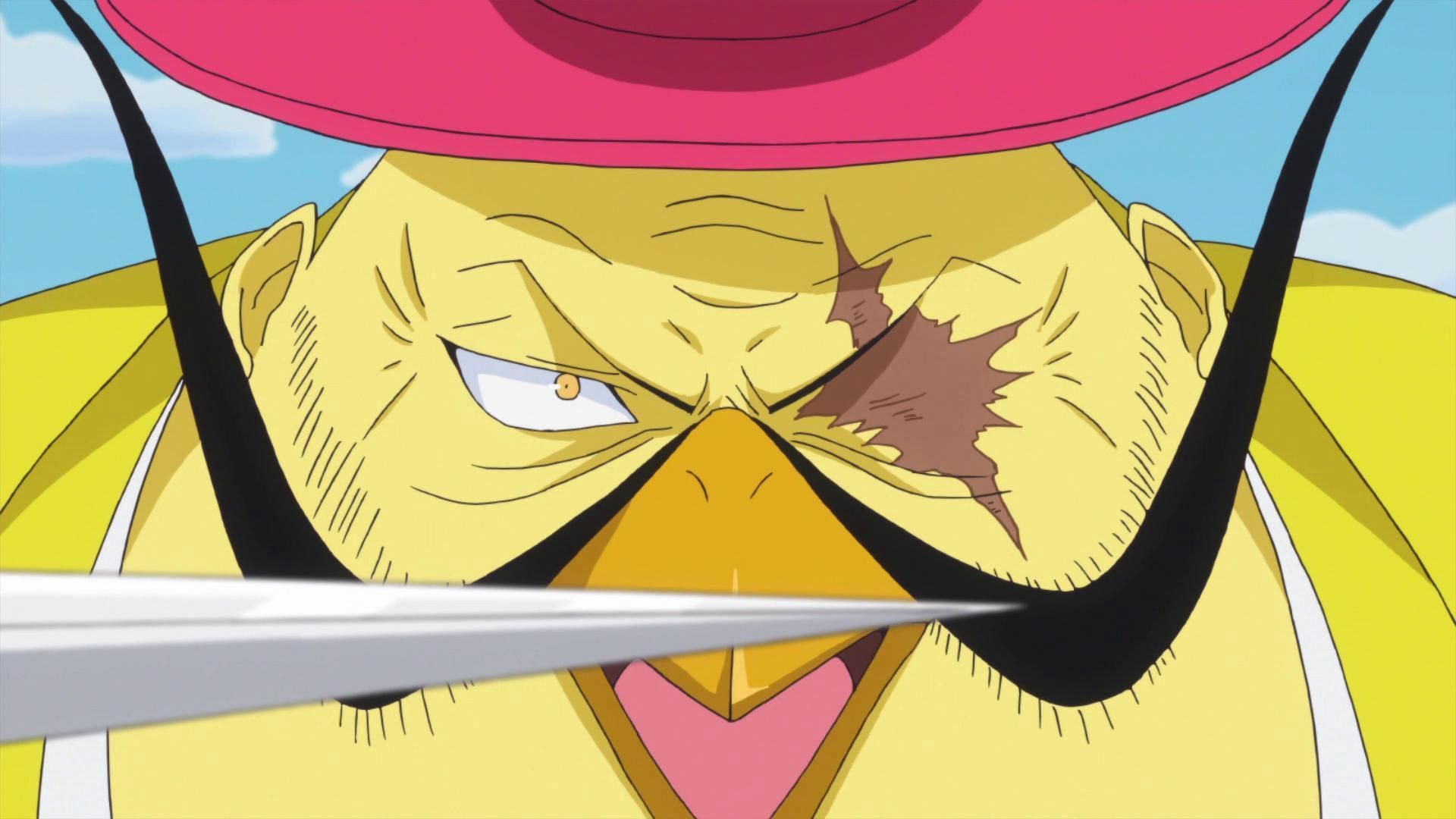 Tamago using the Egg-Egg Fruit in One Piece (Image via Toei Animation)