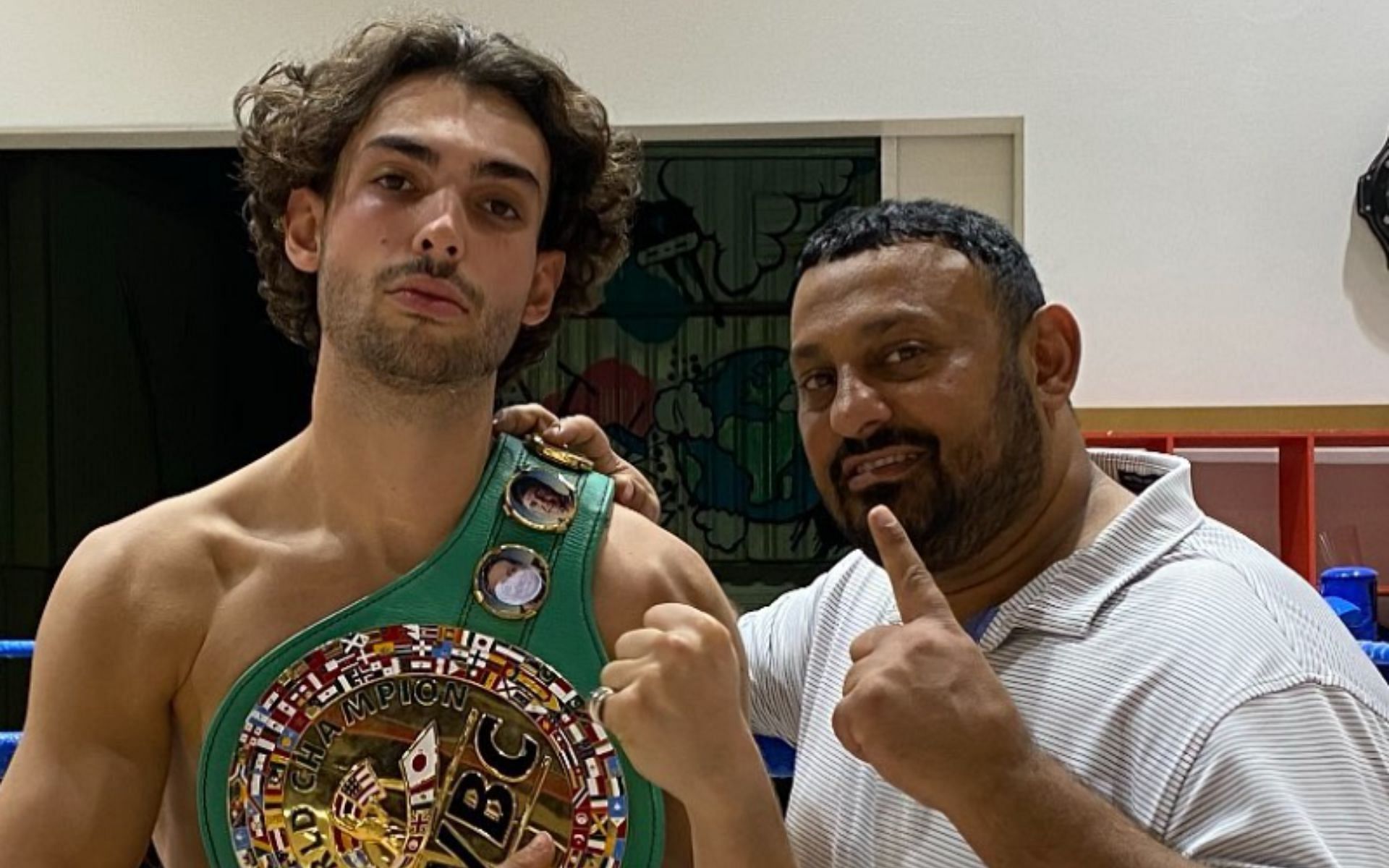 Sami Hamed with his father Prince Nasem Hamed [Images courtesy: @princesamihamed on Instagram]