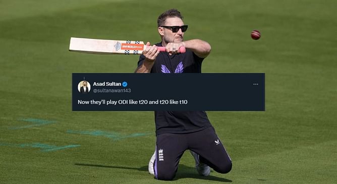 "Now they'll play ODI like T20 and T20 like T10" - Fans react to Brendon McCullum’s appointment as England’s all-format coach