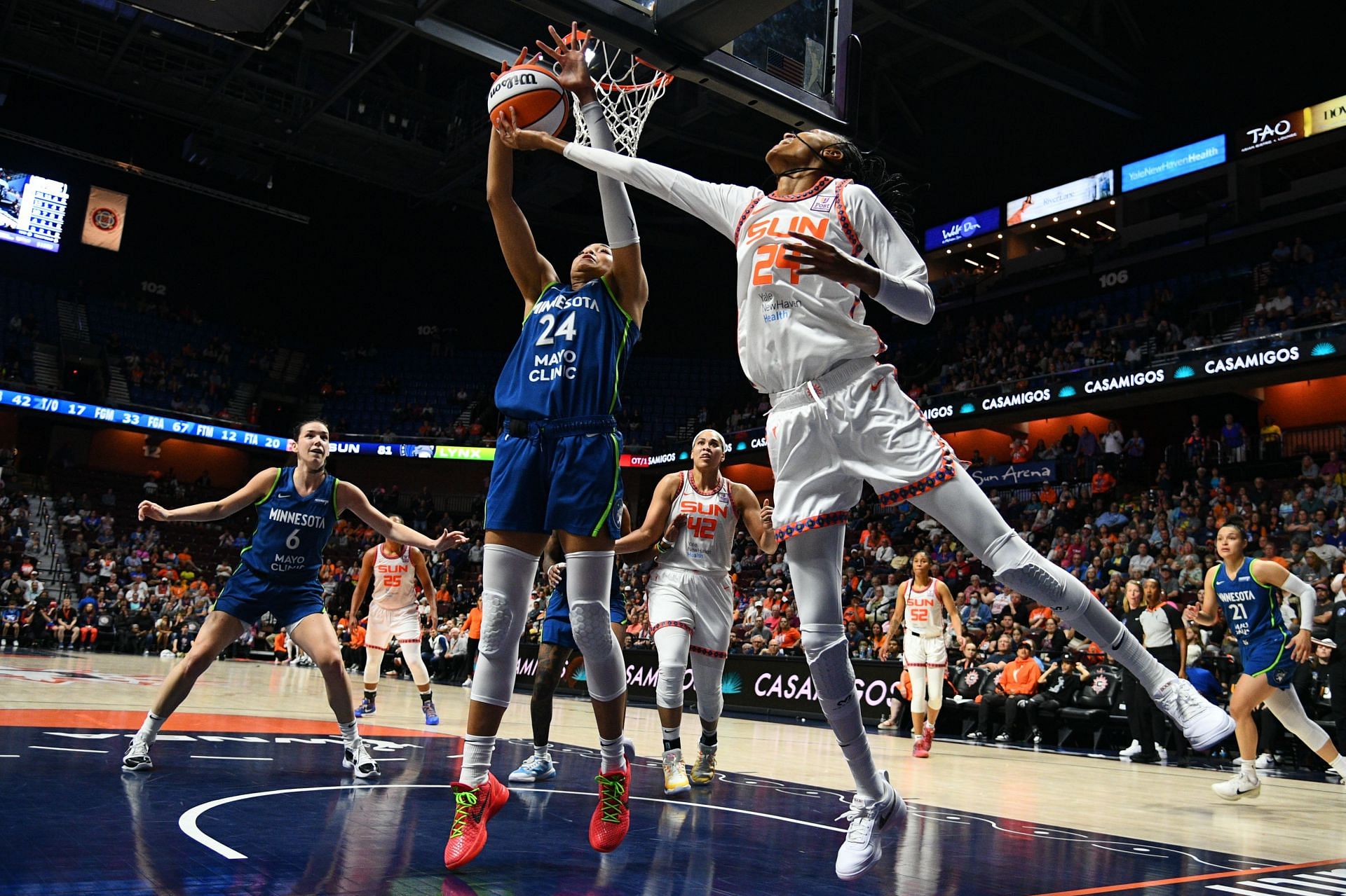 Where to watch Connecticut Sun vs Minnesota Lynx? TV details, streaming