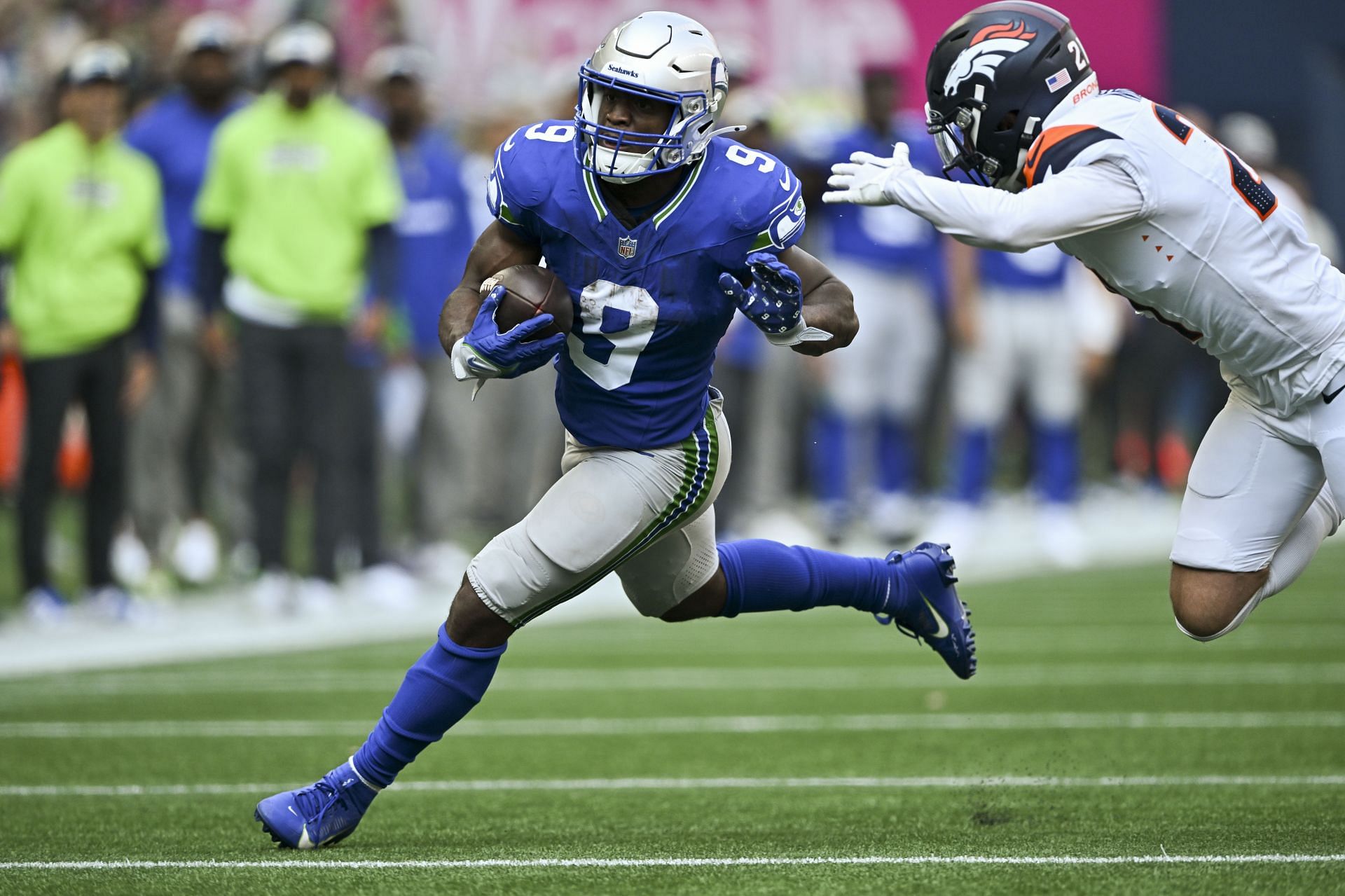 Kenneth Walker III at Denver Broncos vs. Seattle Seahawks - Source: Getty