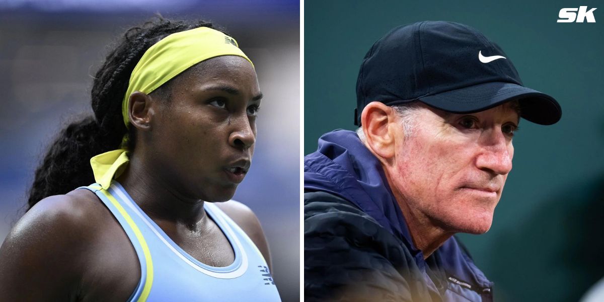 Fans urged Coco Gauff to part with her coach Brad Gilbert after her fourth-round loss at the 2024 US Open [Coco Gauff (L), Brad Gilbert (R), Source: Getty]