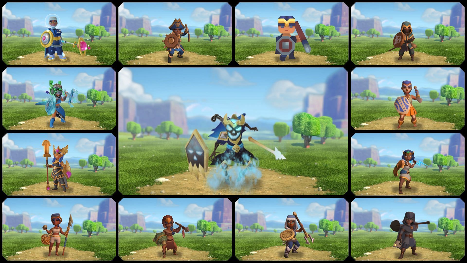 There are over 15 skins to choose for Royal Champion. (Image via Supercell)